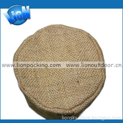 Round Bottom Jute Hemp Pouch Sack